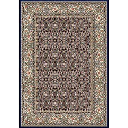 Dynamic Rugs Ancient Garden 9 ft. 2 in. x 12 ft. 10 in. 57011-3464 Rug - Navy AN1014570113464